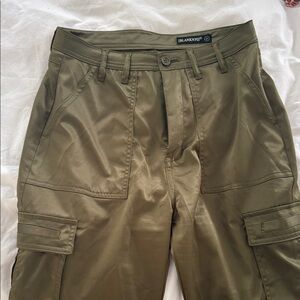 Blank NYC Olive Green Cargo Trousers